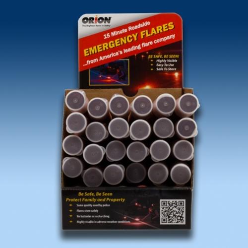 Orion 4715 15-Minute No-Spike Roadside Emergency Flare, Red