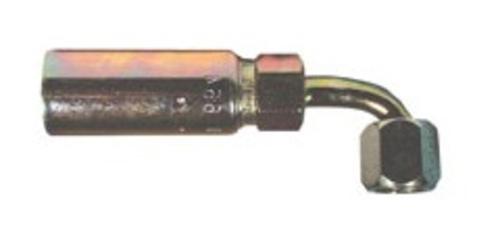 Imperial U Series 92842 Coll-O-Crimp Female Swivel Hose End, 3/8"x1-1/4"