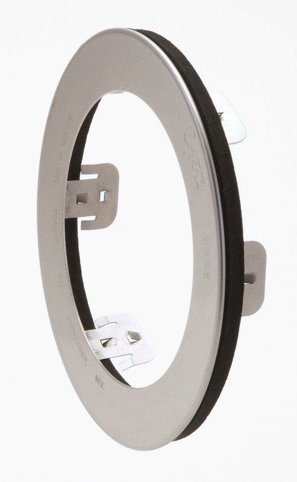 Grote 84137 Round LED Lamp Snap-In Theft-Resistant Flange, 4"