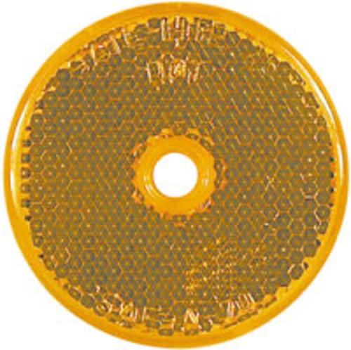 Truck-Lite 81219 Center Mount Reflector #98007Y, 2", Yellow