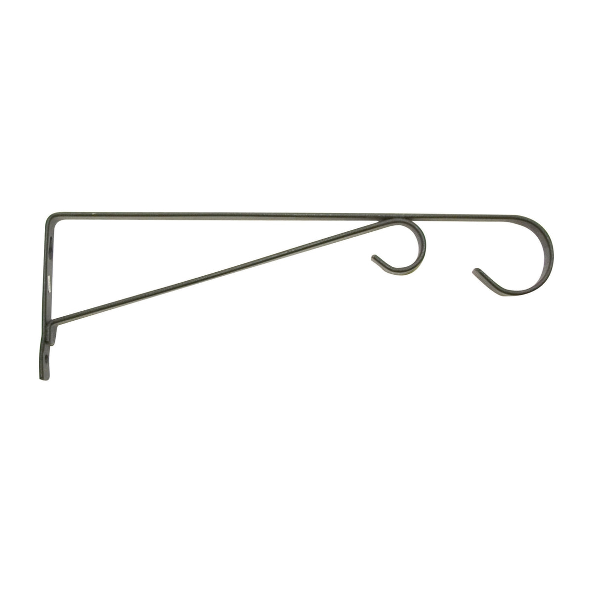 Panacea 85521 Plant Bracket, 12" W x 4" H x 0.6" D, Steel, Black