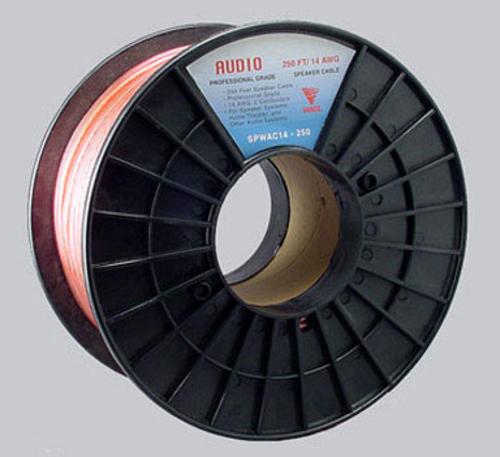 Vanco SPWAC14-250 Speaker Wire Oxygen Free, 14 AWG