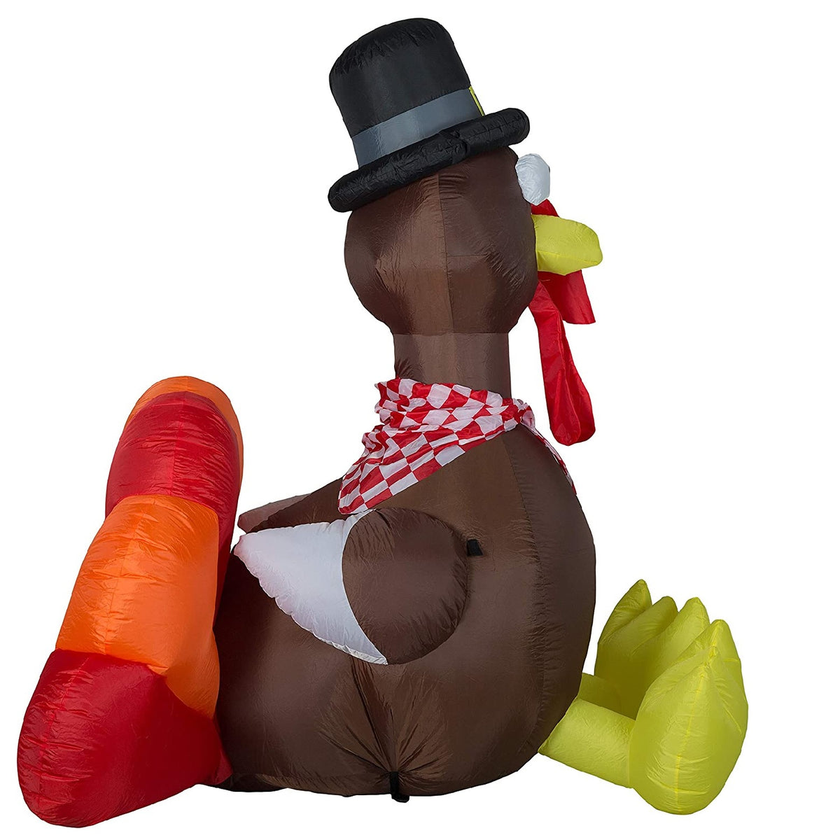 Gemmy 25663 Airblown Thanksgiving Inflatable Turkey, 6'