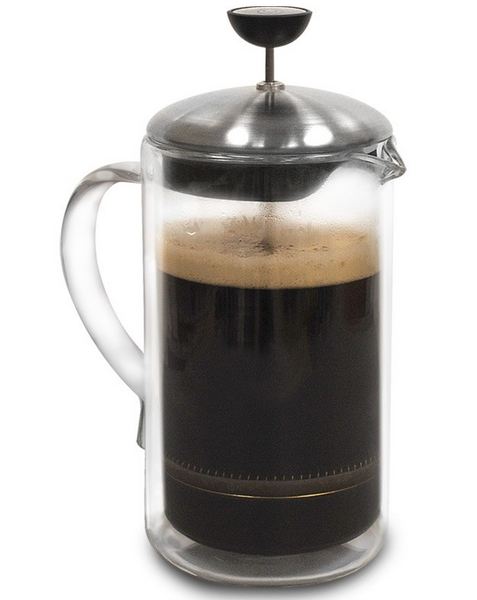Primula PCP-6428 Double Wall Classic Coffee Press, 8 Cup, Chrome