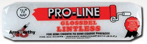 Arroworthy 4FGL3 Glossdel Lintless White Roller Cover, 4" x 3/8"