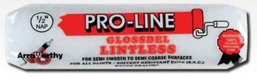 Arroworthy 7FGL3 Glossdel Lintless White Roller Cover, 7" x 3/8"