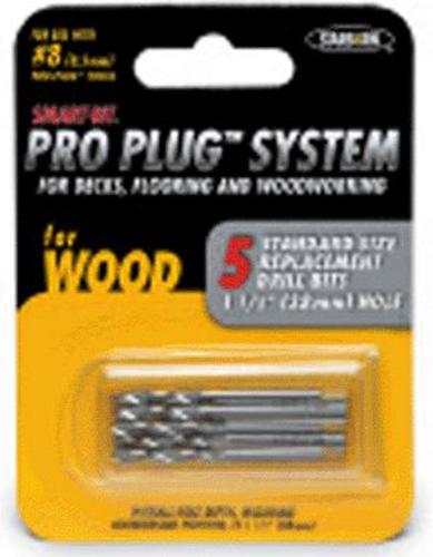 Starborn BDA261C Pro Plug Replacement Bits, 5/Bits