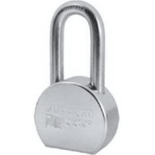 American Lock A703 Round Solid Steel Padlock, 2" Shackle