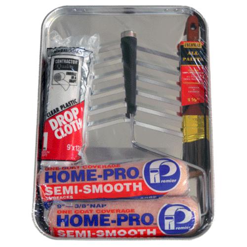 Premier Paint Roller 6-DX Premium Roller & Tray Set 9",6 Piece