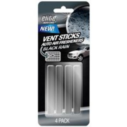 Elite 8991 Vent Stick Air Freshener, Black Rain