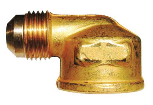 JMF 41197 Flare Elbow 90 Degree, Pipe Thread, Yellow