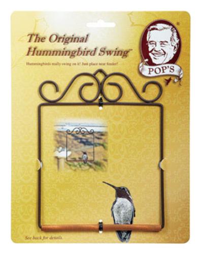 Pop's SWING-BR Hummingbird Swing 5-1/4"x6-1/2"x1/4", Brown