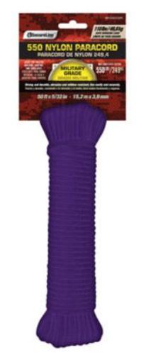 SecureLine NPC5503250PL Military Grade Paracord, Nylon, 5/32" x 50'
