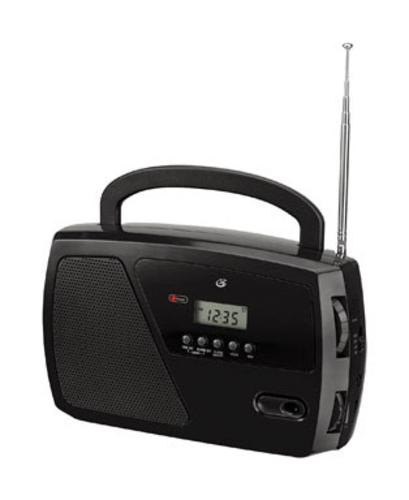 Gpx R633B Digital Black Portable Radio Alarm