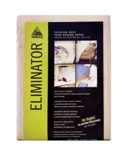 Trimaco 80321 Eliminator Premium Dropcloth, 9' x 12'