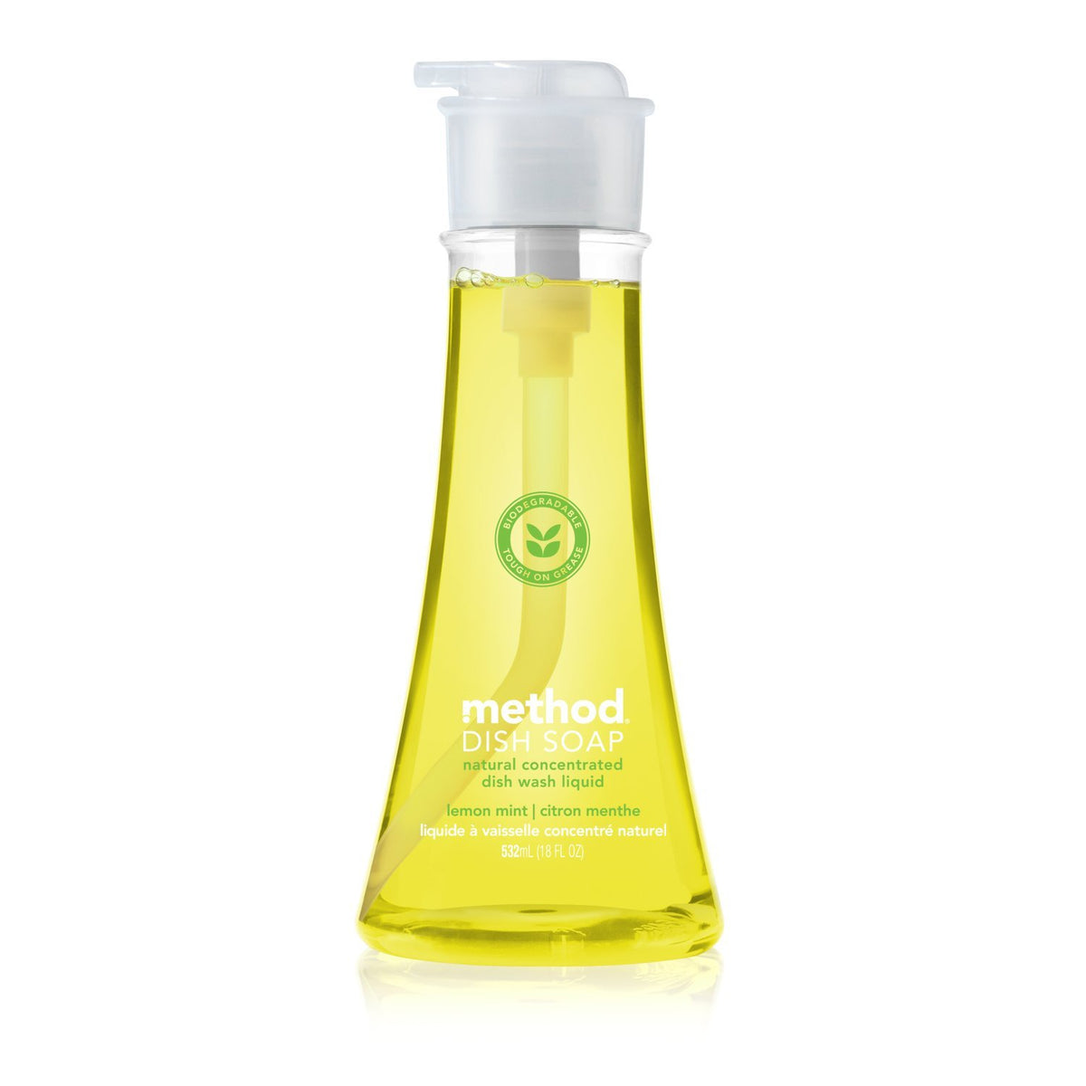 Method Dish Soap, Lemon Mint, 18 Oz