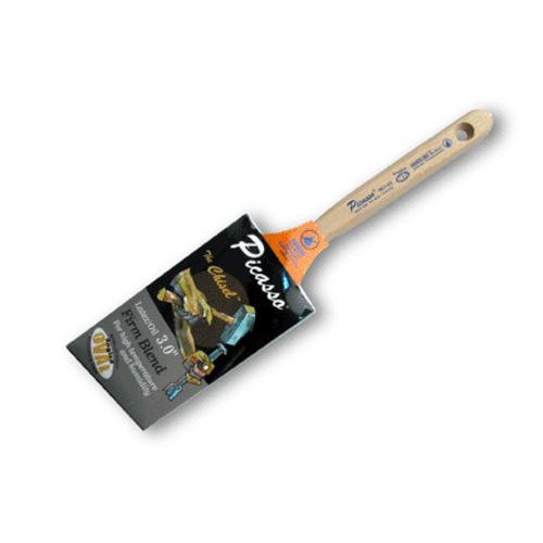 Proform PIC11-3.0 Picasso Chisel Standard Handle Oval Angled Brush, 3"