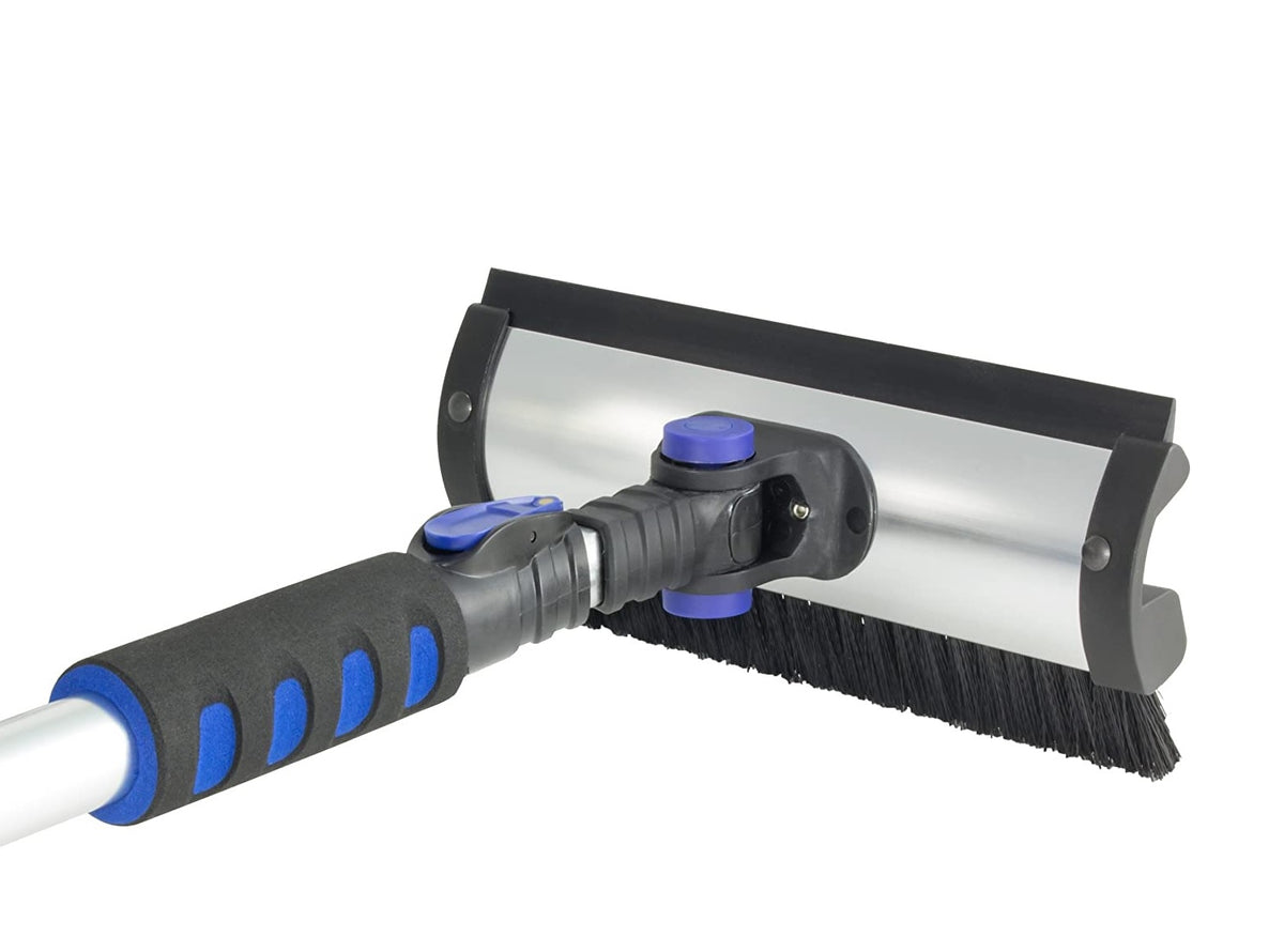Hopkins 80037 Quick Lock Pivoting Head Snowbroom With Ice Scraper, 60"