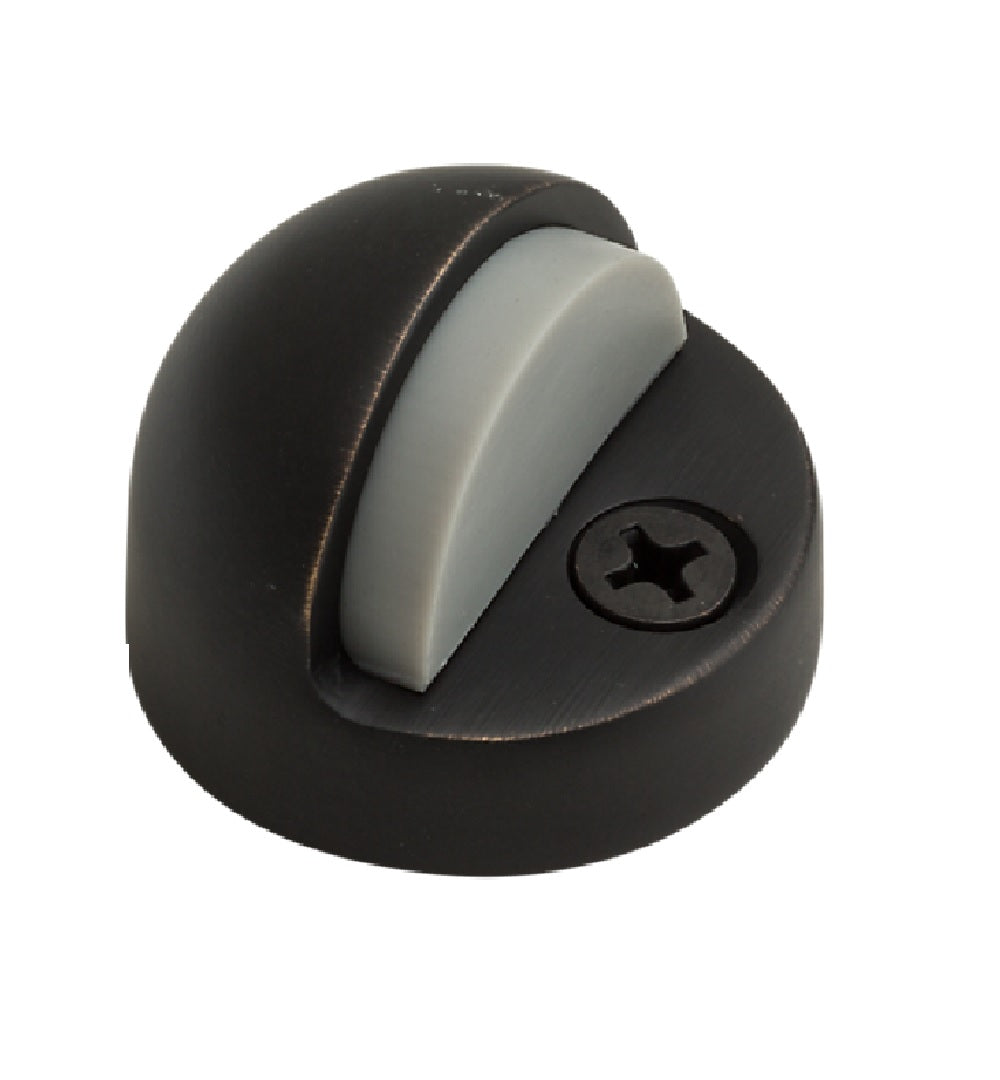 Baldwin 4010102 Dome Half Door Bumper, Oil Rubbed Bronze