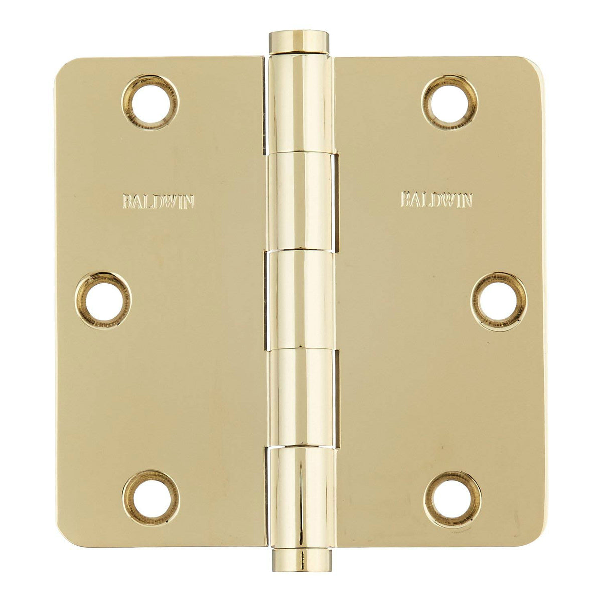 Baldwin 1435003I Radius Mortise Hinge, Brass
