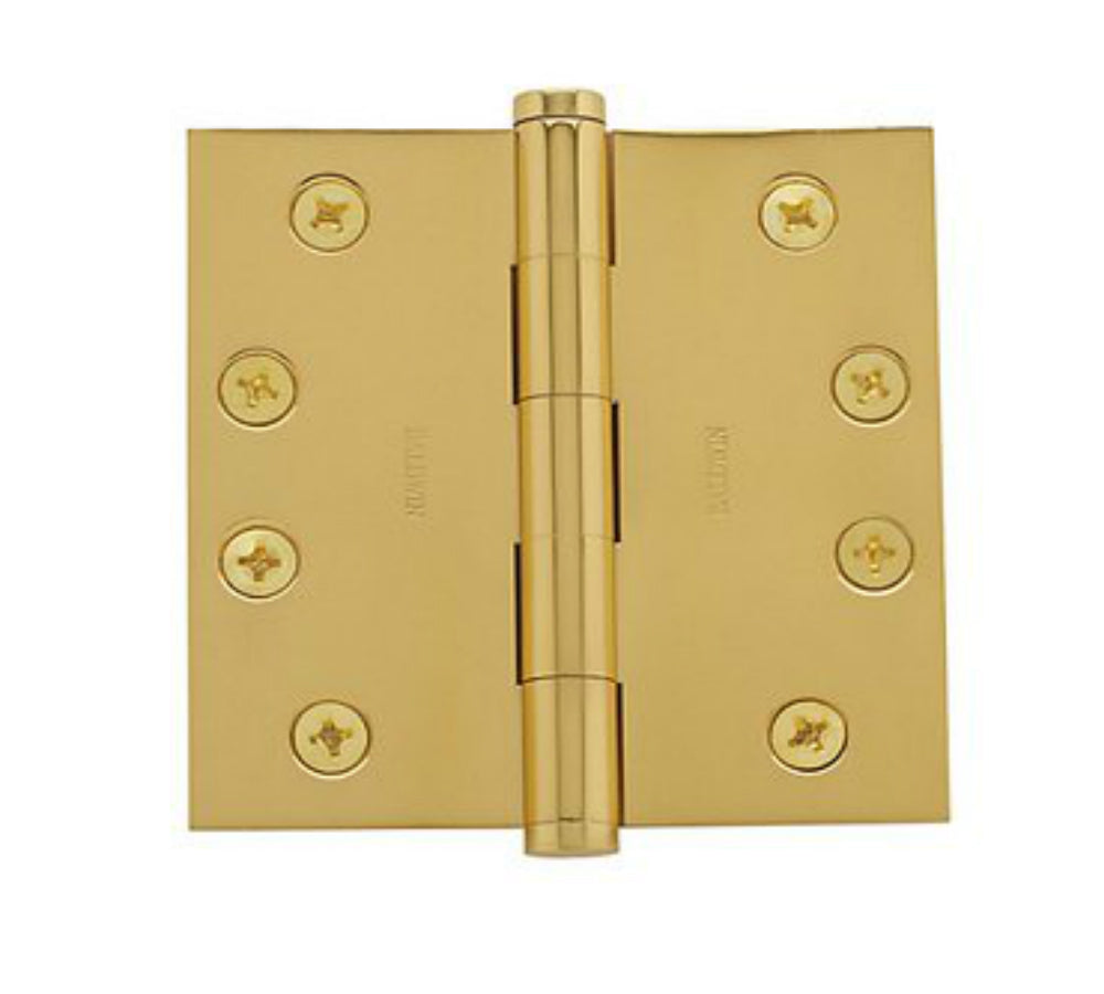 Baldwin 1040033I Mortise Square Hinge , Vintage Brass