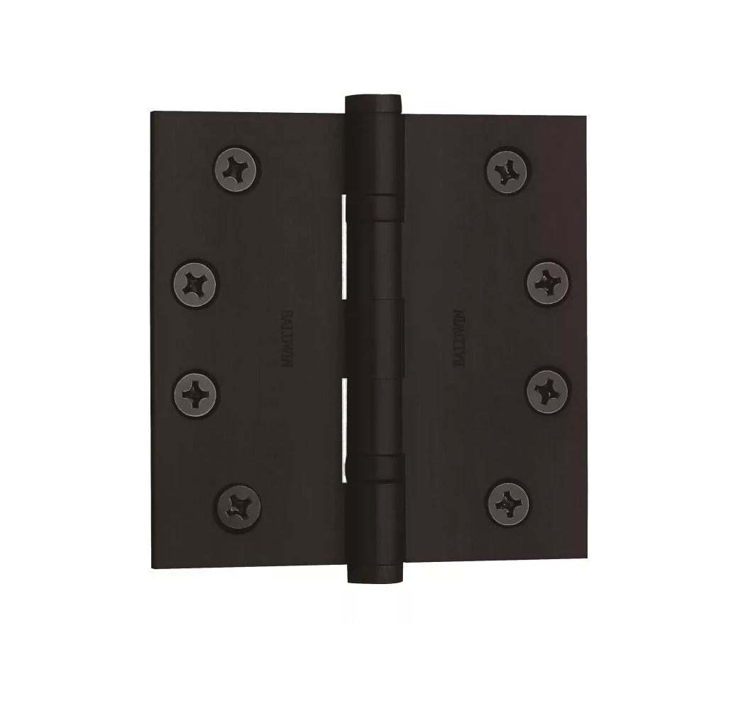 Baldwin 1041112I Square Ball Bearing Mortise Hinge, Venetian Bronze