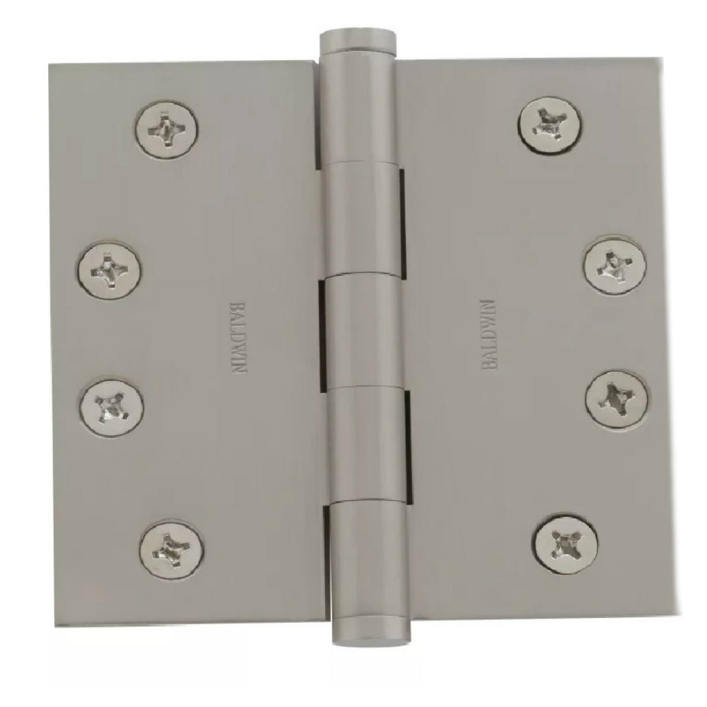 Baldwin 1040056I Mortise Square Hinge , Satin Nickel