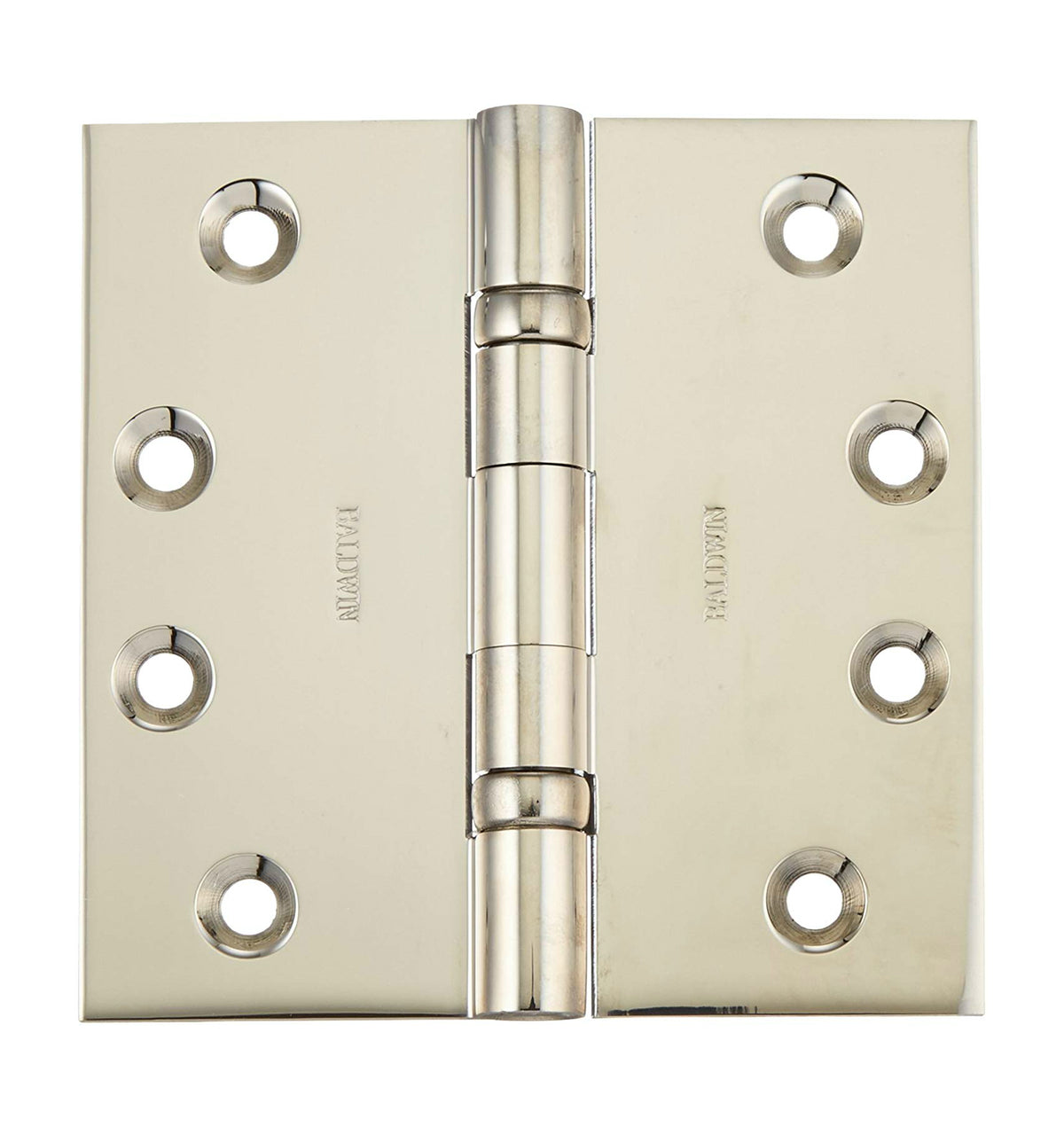 Baldwin 1045055I Mortise Square Hinge, Bright Nickel