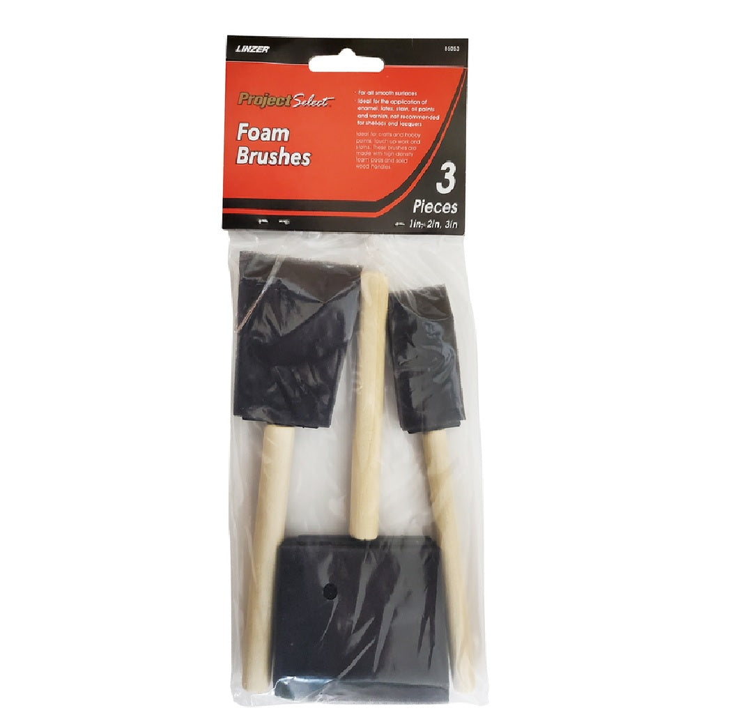 Linzer 85053 Chiseled Paint Brush, Foam, Wood