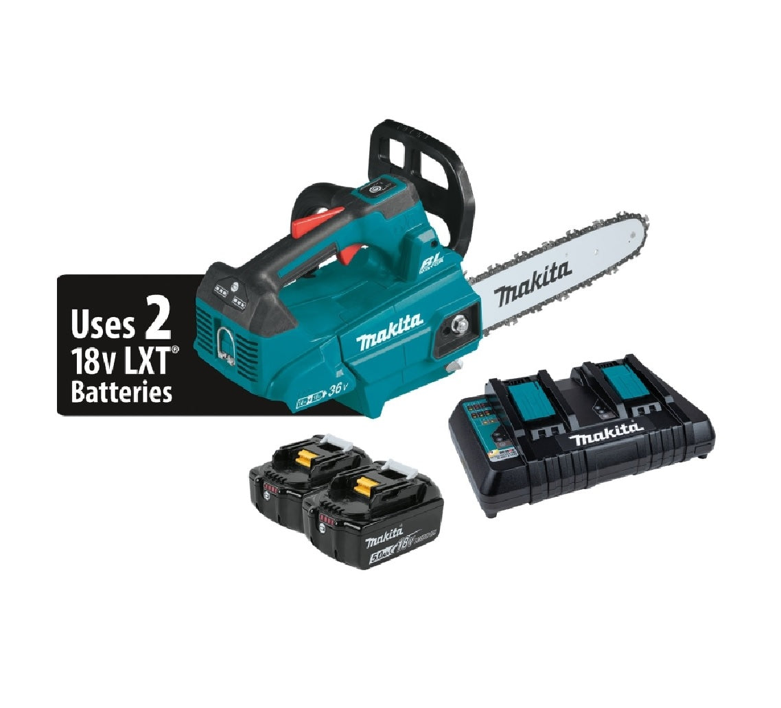 Makita XCU08PT Chain Saw Kit, Lithium-Ion Battery, Teal