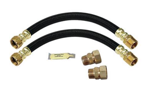 Brass Craft PSC1085X L Installation Kit Electric Water Heater, 3/4"FIP x 3/4"MIP x 15"