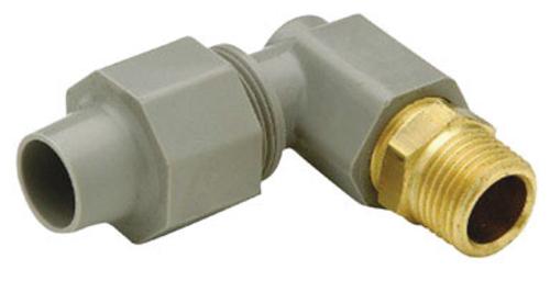 Zurn QBEA32MNG Pex Elbow Adapter 1/2"X3/8"M