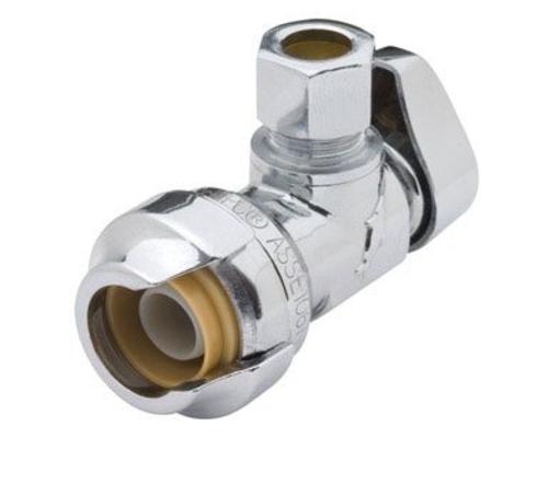 Sharkbite 23036-0000LF Angle Stop, 1/2 ", 3/8 " Compression