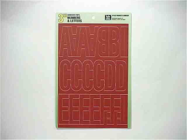 buy adhesive, letters & numbers at cheap rate in bulk. wholesale & retail construction hardware tools store. home décor ideas, maintenance, repair replacement parts