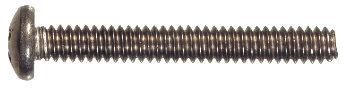 Hillman 828518 Machine Screws, Stainless Steel, Pan Head, 10-24 x 3", Box 100