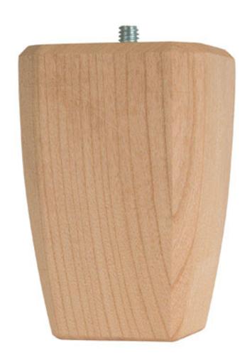 Waddell 2746 Square Taper Bun Foot, 4" x 2-1/2"