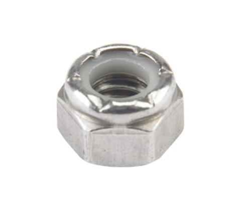 Hillman 0829722 Nylon Insert Lock Nuts, Stainless Steel, 5/16", Box 50