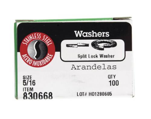 Hillman 0830668 Split Lock Washer, Stainless Steel, 5/16"