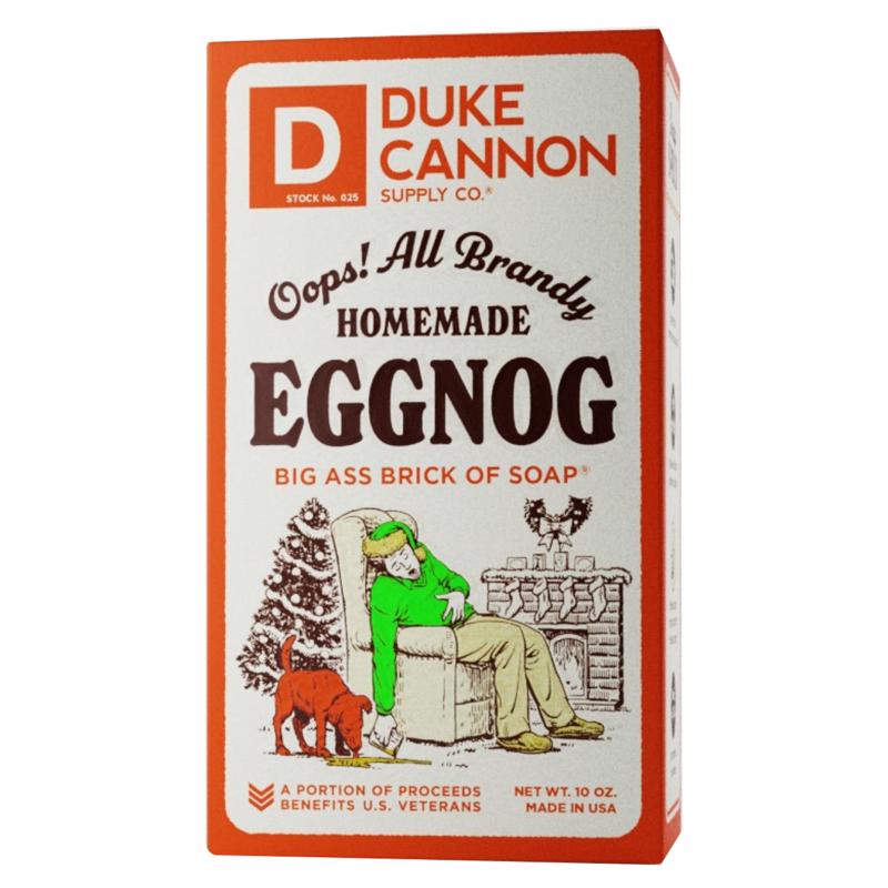 Duke Cannon Beige Oops! All Brandy Homemade Eggnog Shower Soap 10 oz 1 pk
