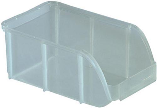 Iris 110031 Small Stacking Bin, Clear
