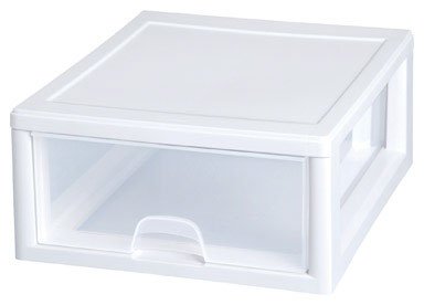 Sterilite 23018006 Stackable Drawer, Plastic, 16 Quart
