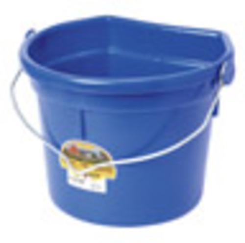 Miller P-24FB BLUE Plastic Bucket Flat 22 Qt. Blue