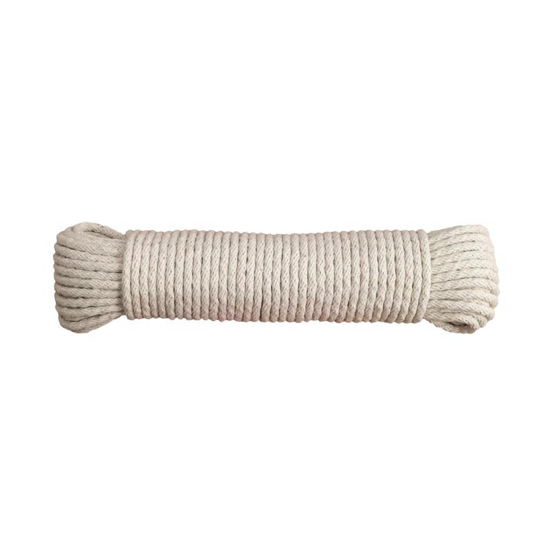 Koch 5330945 Clothesline Rope, Cotton, 9/64 inches D X 48 ft