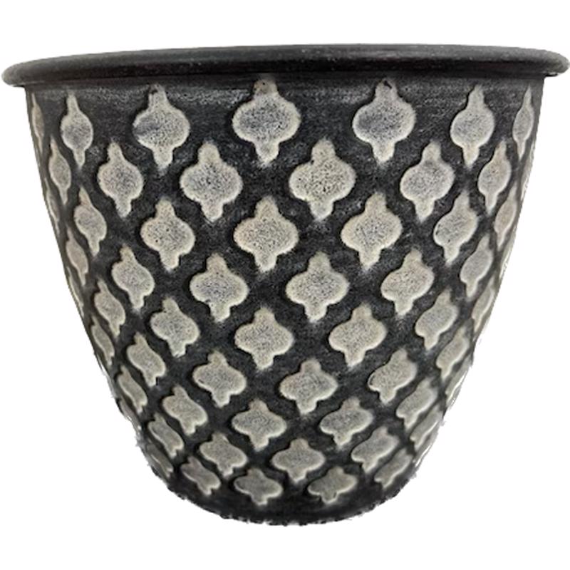 Robert Allen MPT02949 Dilorion Round Planter, 6 Inch