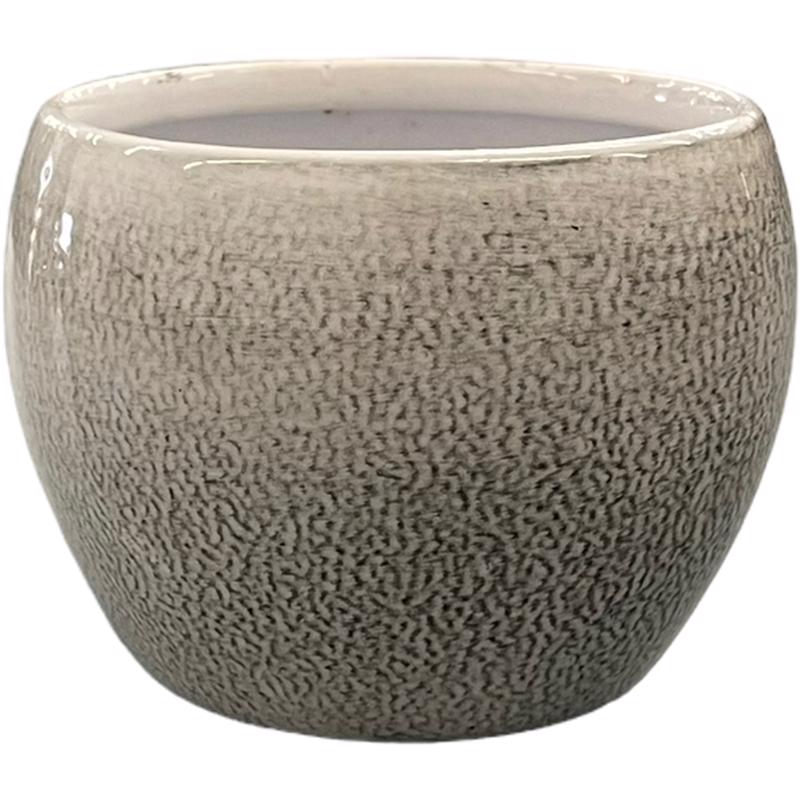 Robert Allen MPT02915 Petite Braeburn Planter, Dusted Pearl