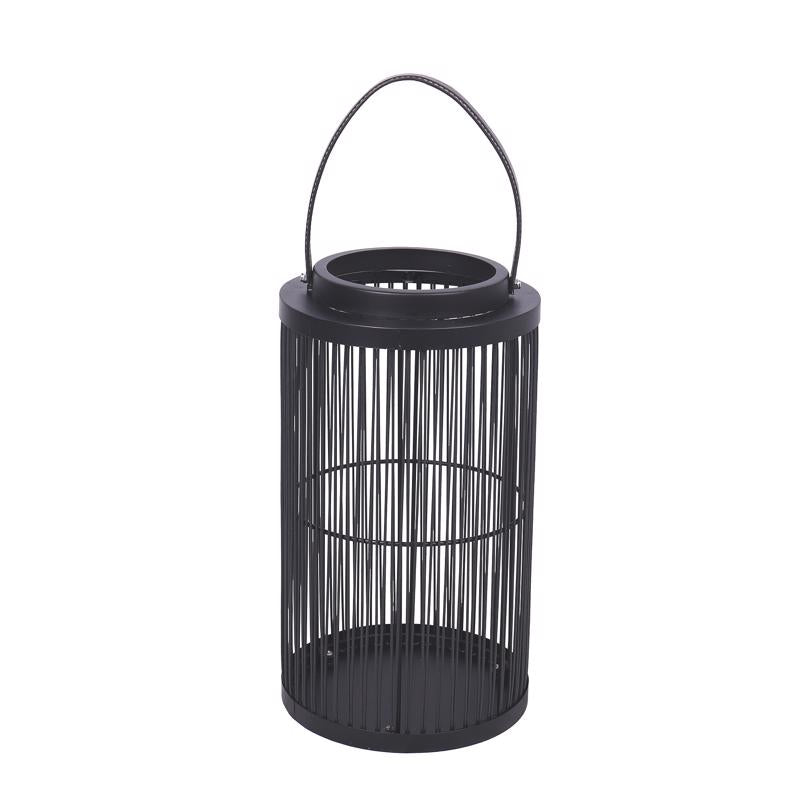 Luminous Garden ZAC2SP42301 Lantern, Black, Plastic