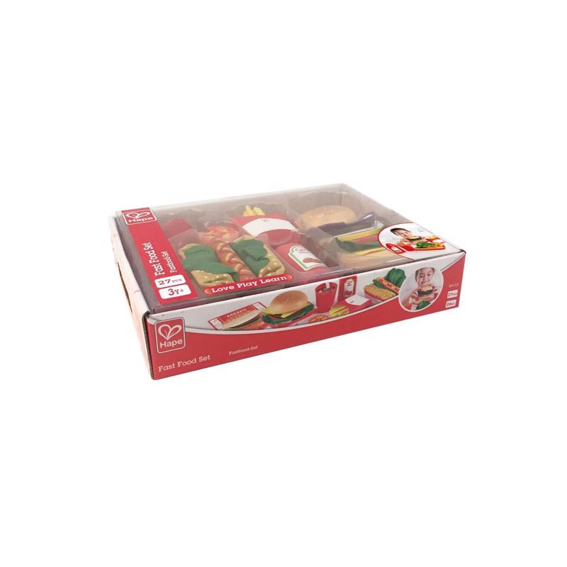 Hape E3160 Fast Food Set, Wood