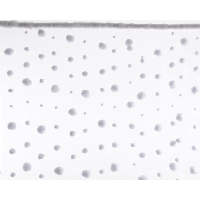 Decoris 474759 Snowflake Indoor Christmas Decor, White
