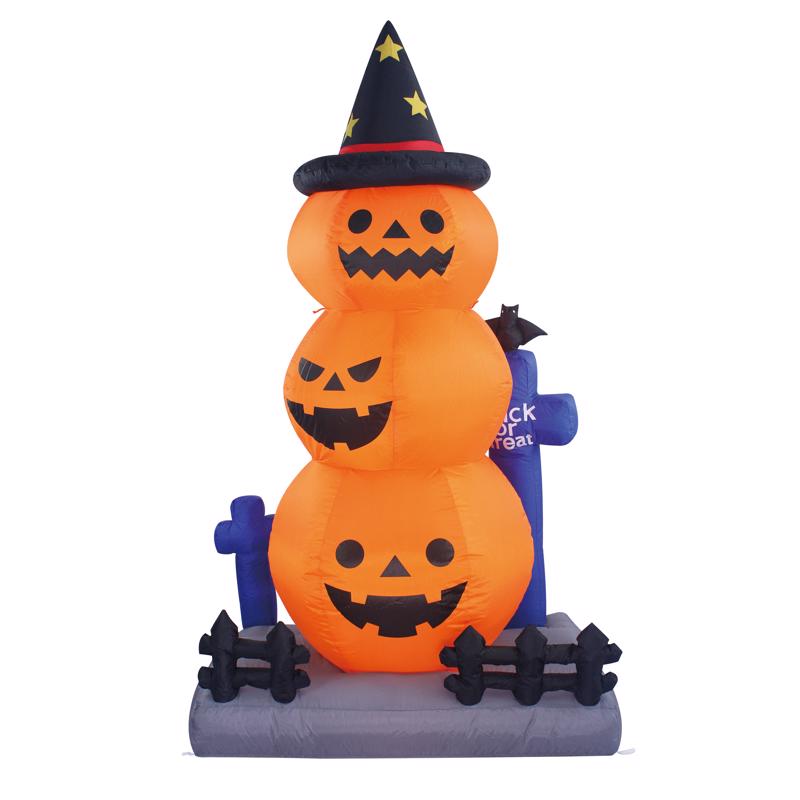 Celebrations MY-23HP633 Inflatable Halloween Pumpkins, 6 Feet
