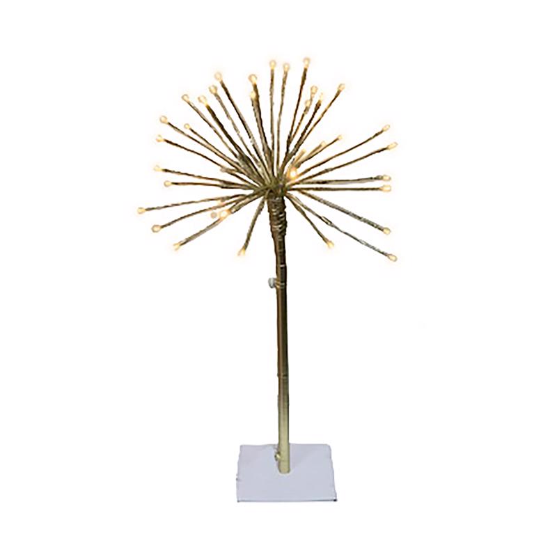 Celebrations 16RB3N1GWWA LED Gold Radiant Blast Christmas Pathway Decor, 16 Inch
